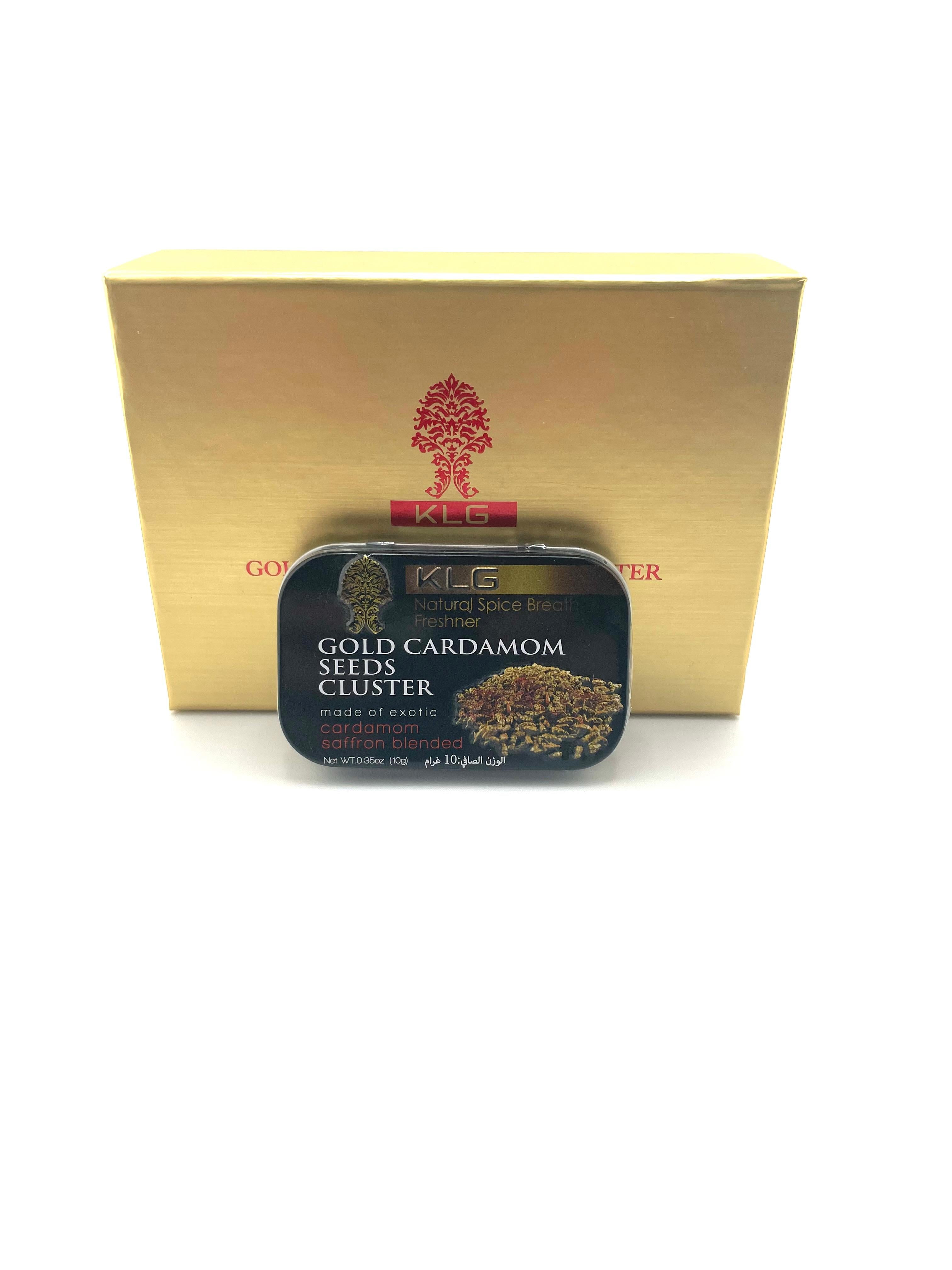 Gold Cardamom Seeds Clusters™ – Gift Pack (Vegan, Non-GMO, Made in USA)