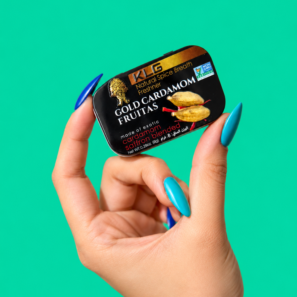 Gold Cardamom Fruitas – 8g Tin