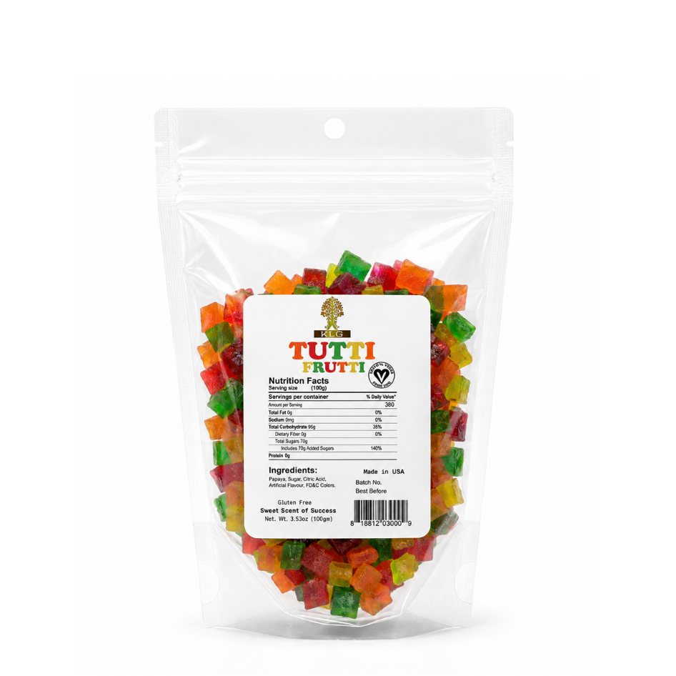 CN - Tutti Frutti Gummy Candy 100g pack
