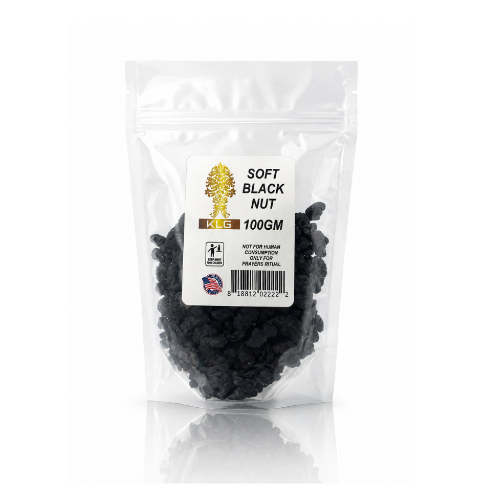 SP - Soft Black Nut 100gm. *FOR PRAYER RITUALS ONLY*