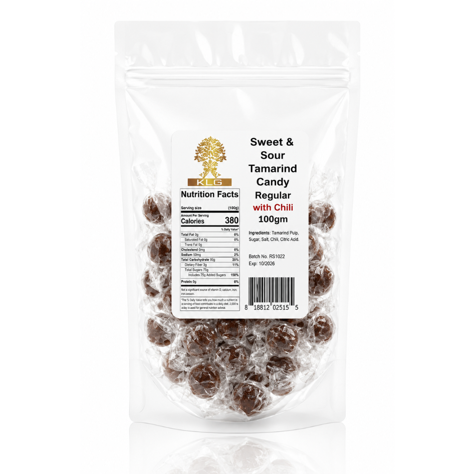 CN - Sweet & Sour Tamarind Candy Regular with Chili 100gm